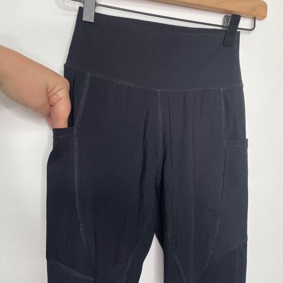 Alphalete Womens Black Meridian Pocket Leggings Size‎ XS Workout Gym Athletic - Picture 5 of 8
